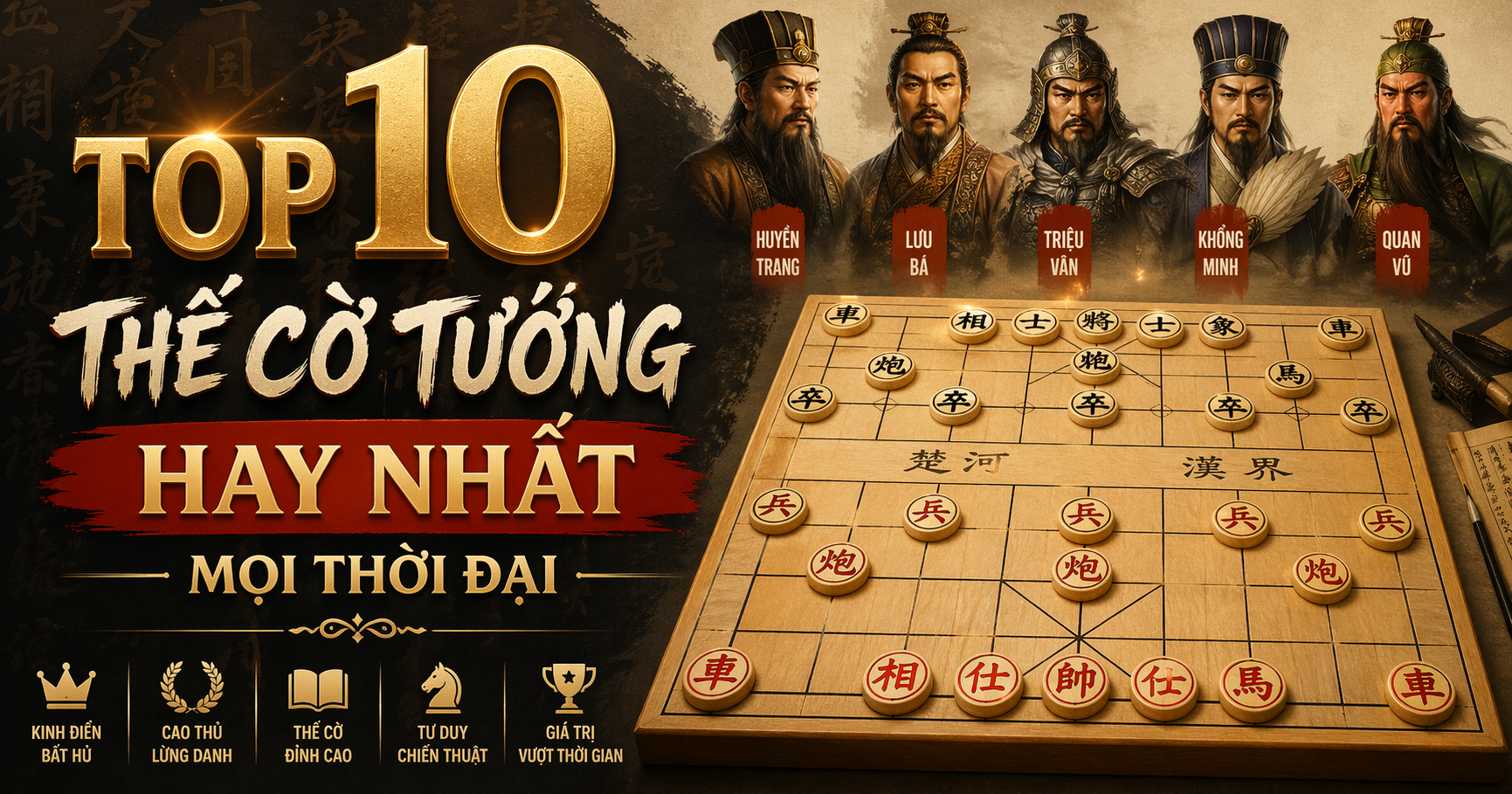 Ảnh thu nhỏ của bài viết: Top 10 thế cờ tướng hay nhất mọi thời đại