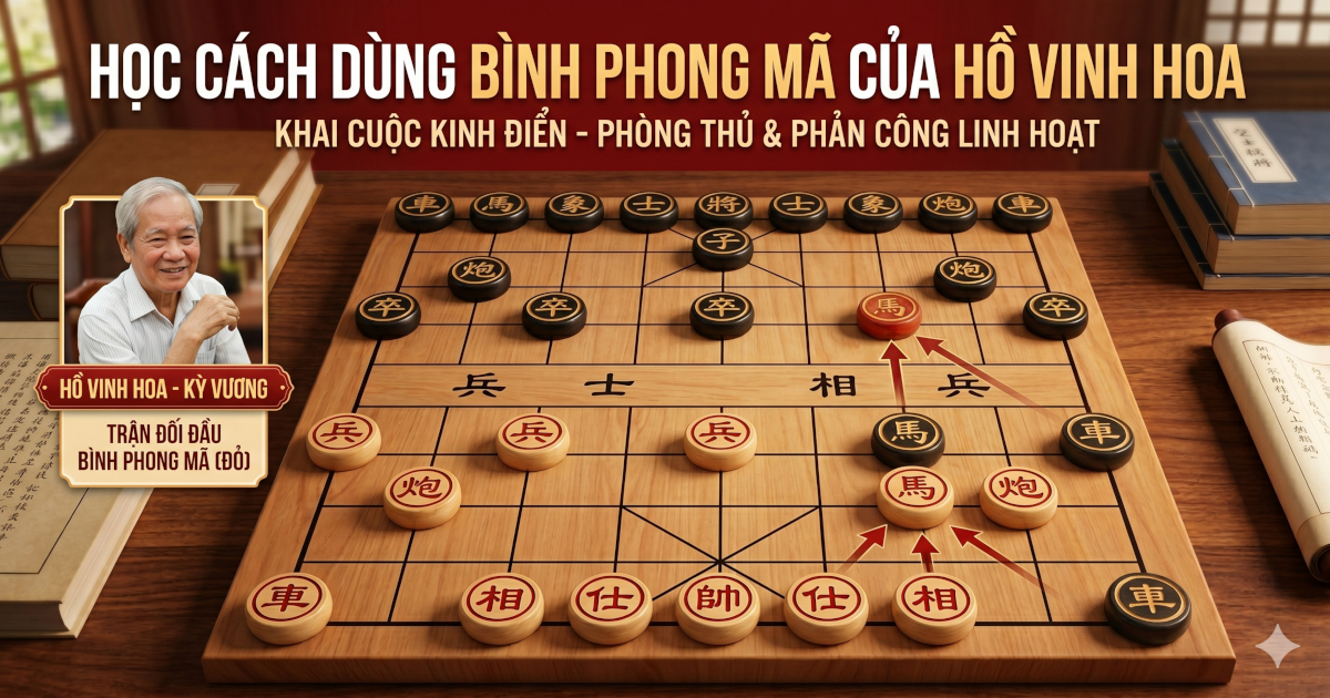 Học cách dùng Bình Phong Mã của Hồ Vinh Hoa
