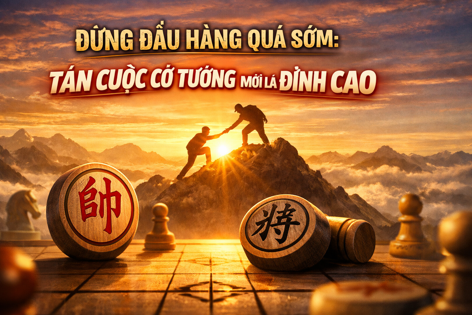 Đừng Đầu Hàng Quá Sớm: Tàn Cuộc Cờ Tướng Mới Là Đỉnh Cao