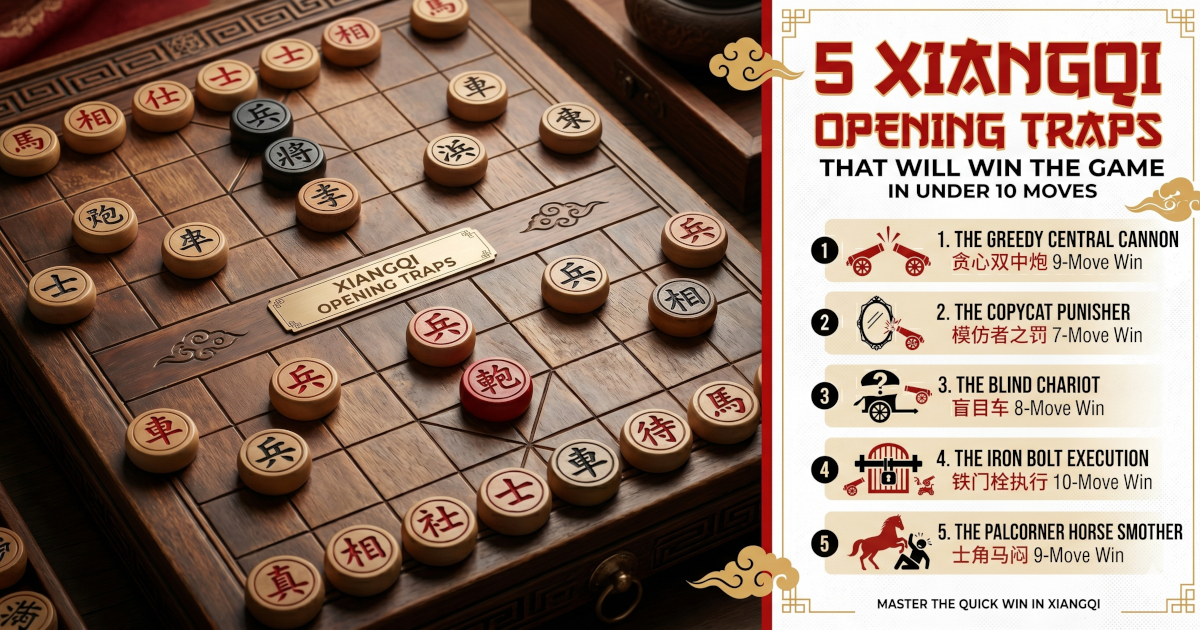 5 Xiangqi Opening Traps That Will Win the Game in Under 10 Moves