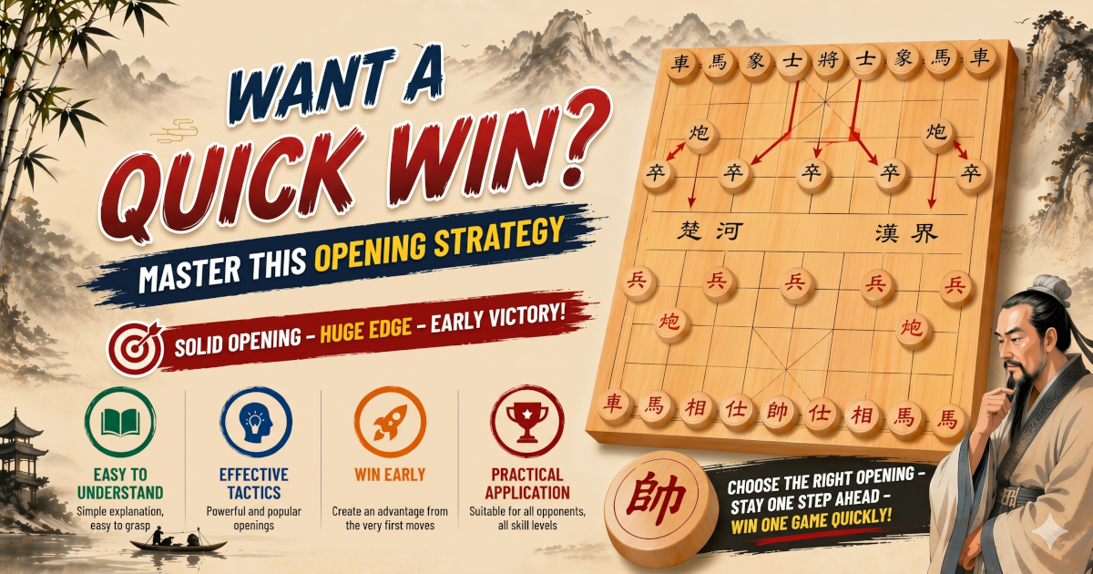 Crush Your Opponent in 20 Moves: The Ultimate Xiangqi "Fast Attack" Strategy