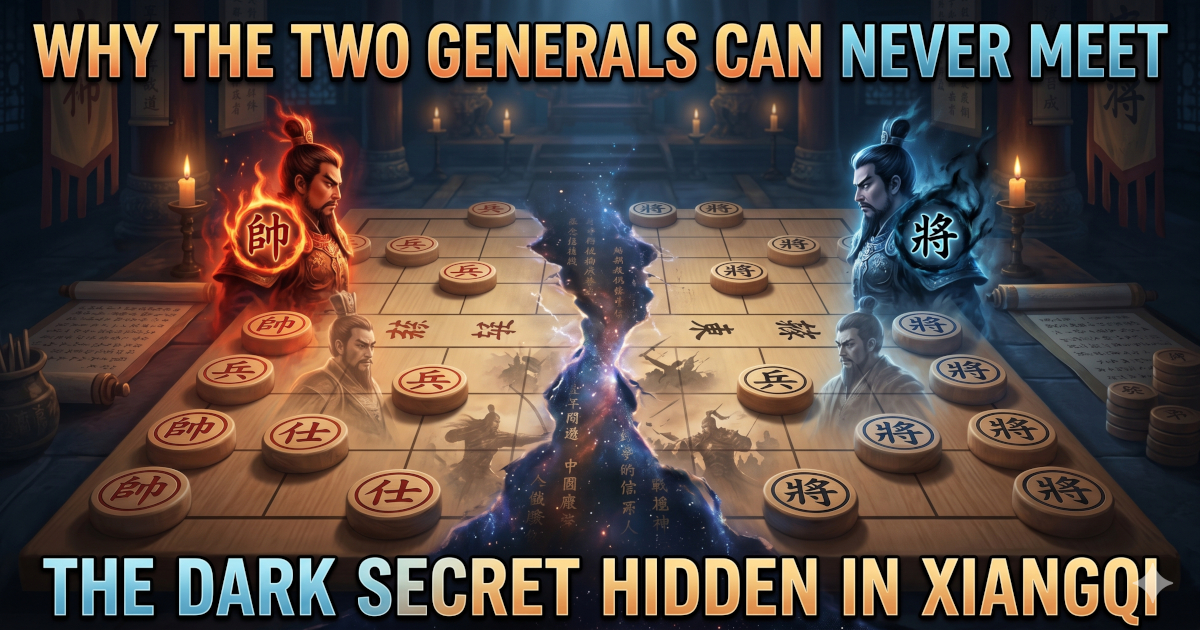 Why the Two Generals Can Never Meet: The Dark Secret Hidden in Xiangqi