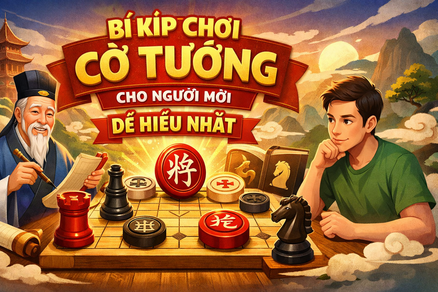 Bí Kíp Chơi Cờ Tướng Cho Người Mới Dễ Hiểu Nhất