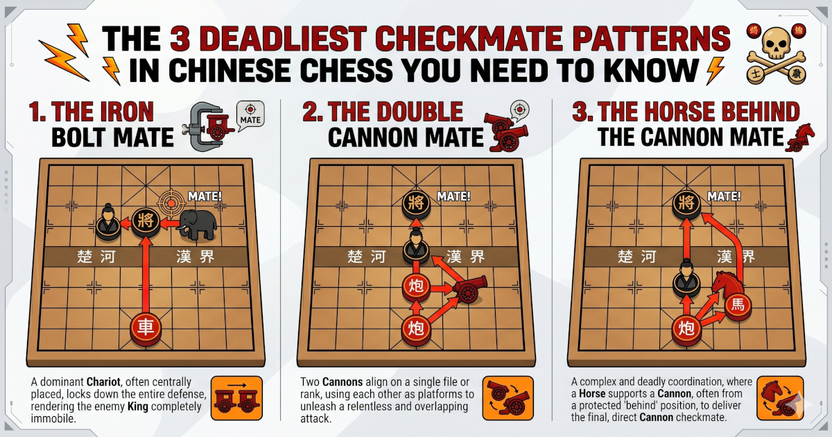 The 3 Deadliest Checkmate Patterns in Chinese Chess You Need to Know